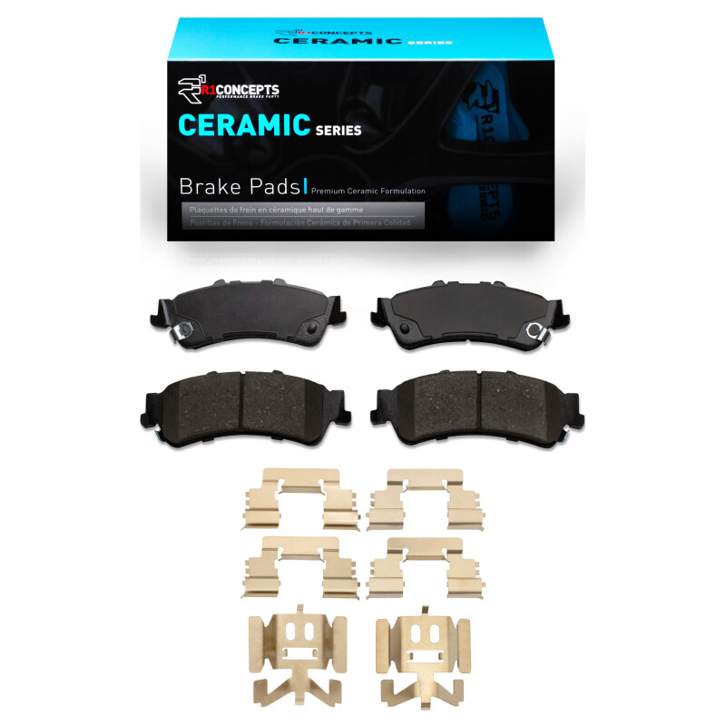 Cadillac Deville Brake Pads - Rear - R1 Concepts - Ceramic - `99-`11
